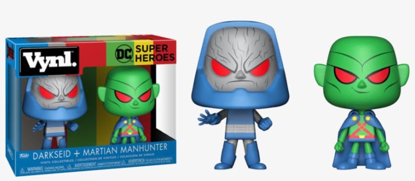 Figure Dc Martian Manhuter Darkseid - Dc Martian Manhunter And Darkseid Vynl., transparent png download