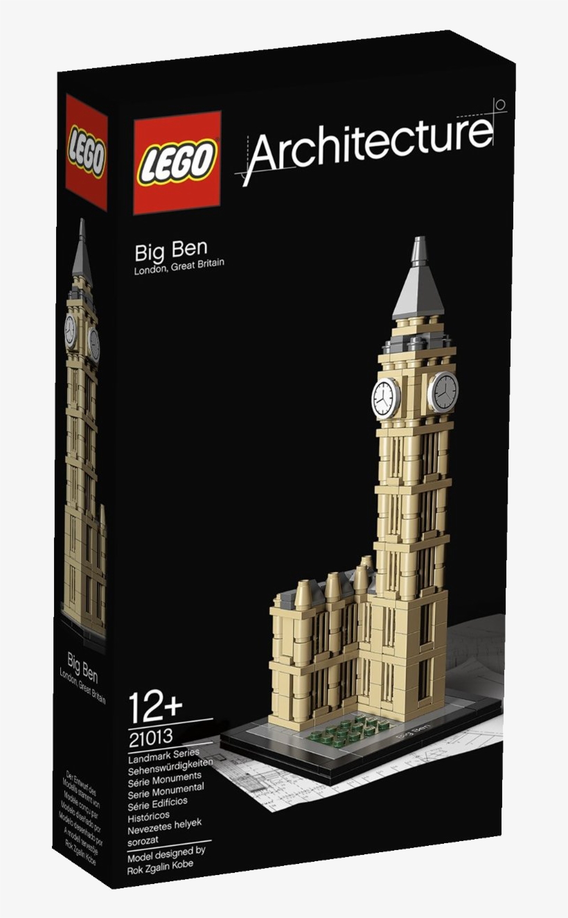 Lego Architecture 21013 Big Ben London - Lego 21013 Architecture Big Ben, transparent png download