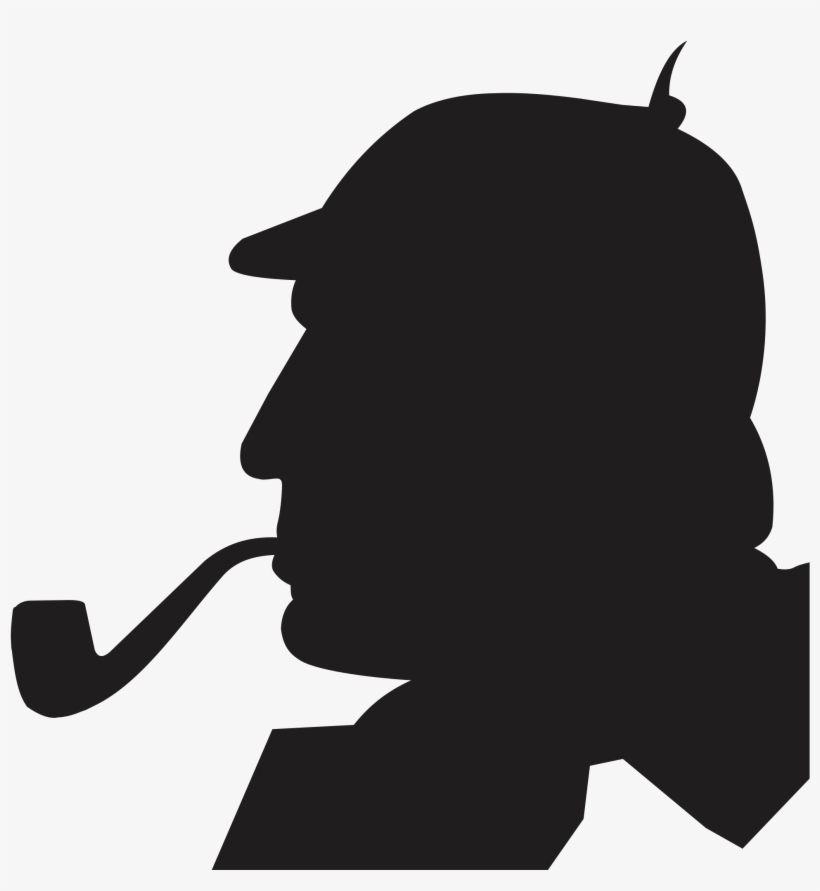 Open - Sherlock Holmes Silhouette Png, transparent png download