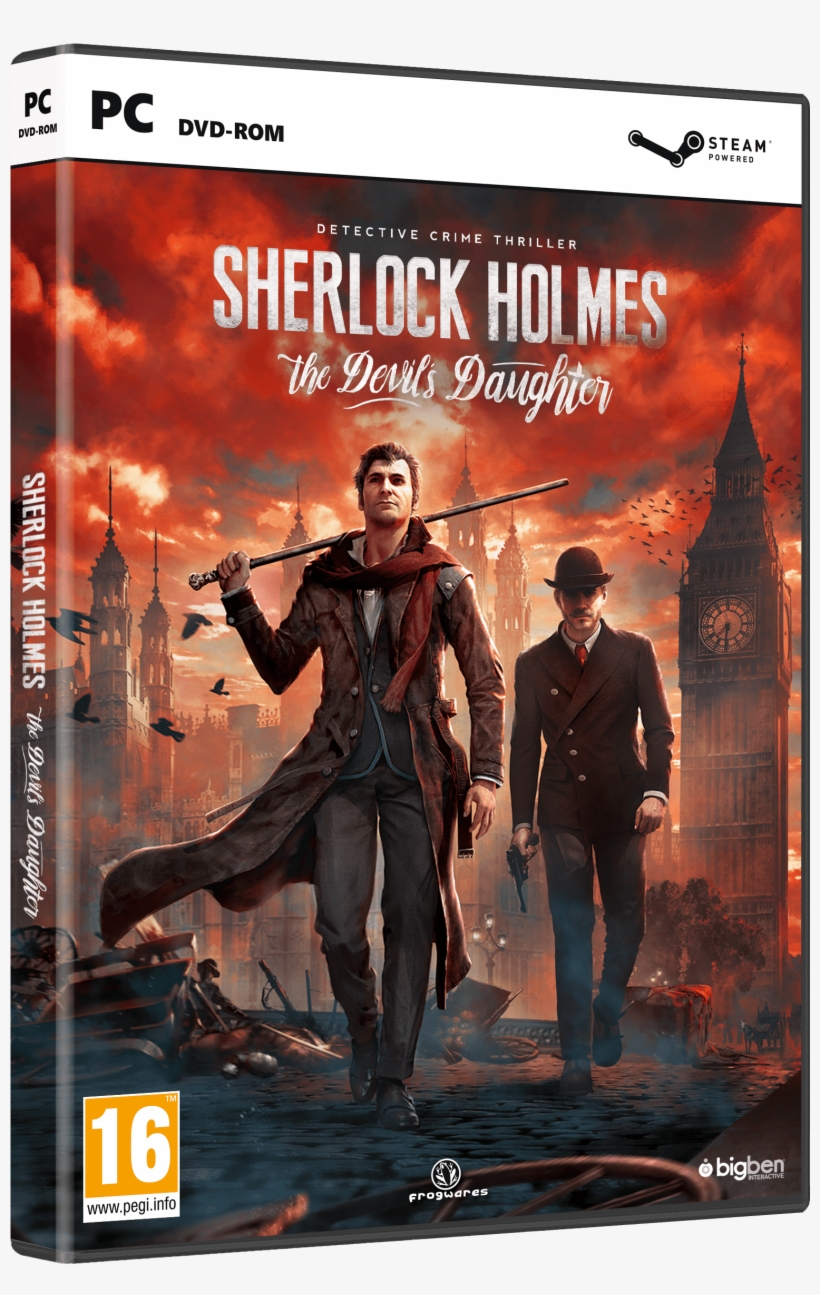 Sherlock Holmes And John Watson Will Track Down Evil - Sherlock Holmes Devil's Daughter Ps4, transparent png download
