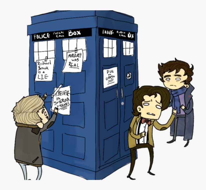 These Fanmade Doctor Who/sherlock Crossovers Will Smiley PNG Image
