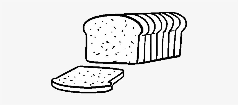 Drawn Bread Slice Bread - Pan De Molde Dibujo, transparent png download