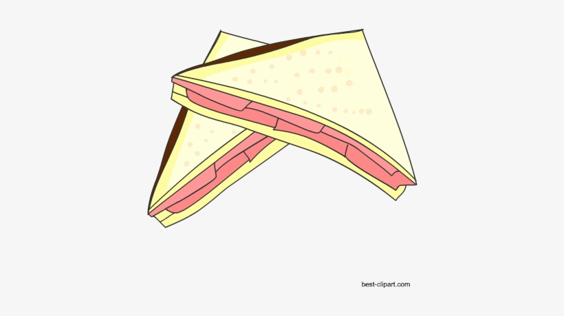 Free White Bread Sandwich - Sandwich, transparent png download