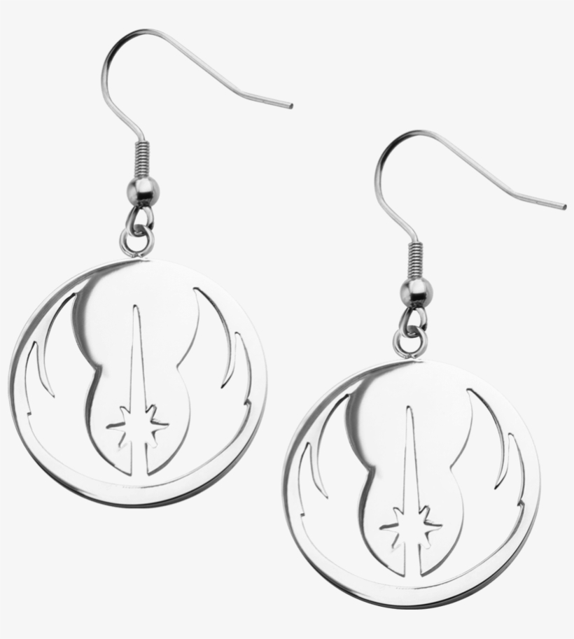 Star Wars Jedi Order Dangle Earrings - Rebel Alliance Symbol Dangle Earrings, transparent png download