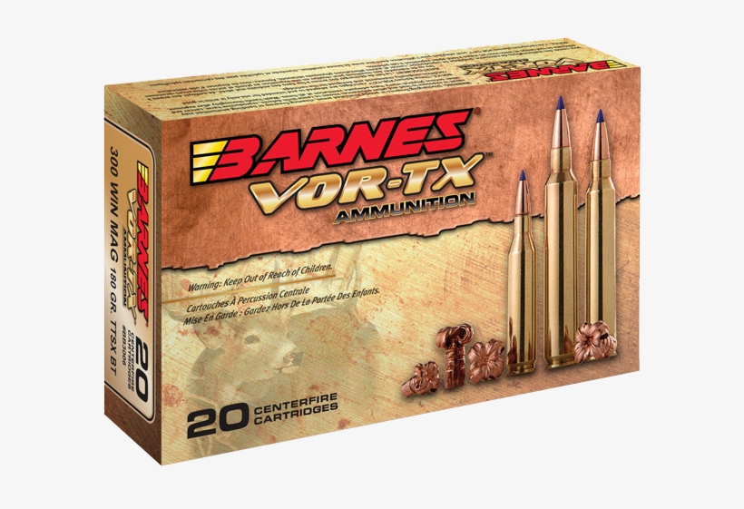 Vor-tx Premium Hunting Ammunition - Barnes Vor Tx, transparent png download