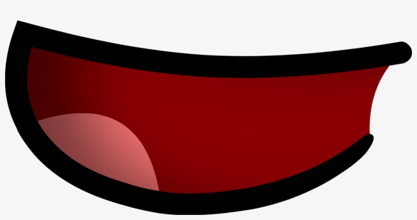 Open Mouth Shaded - Battle For Dream Island Mouth, transparent png download