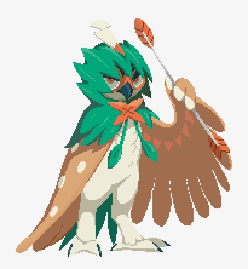 Decidueye Pixel Art I Did Today - Decidueye Pixel Art, transparent png download