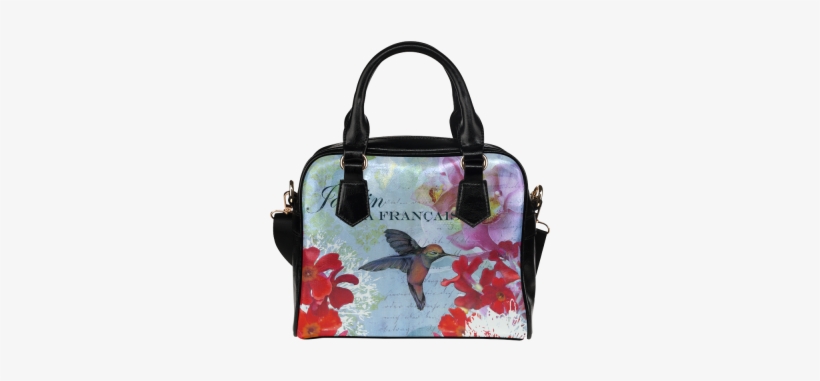 Interestprint Retro Floral Bird Women's Pu Leather - Gifts For Chihuahua Lovers, transparent png download