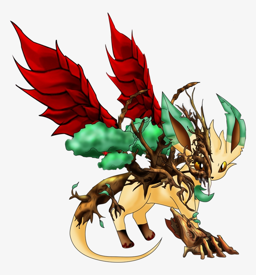 Mega Leafeon Dragon Pokédex - Mega Leafeon, transparent png download