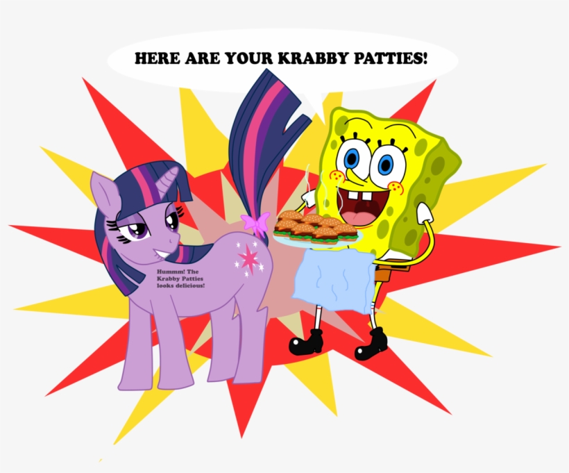 Iedasb, Burger, Crossover, Edit, Food, Hamburger, Krabby - My Little Pony: Friendship Is Magic, transparent png download