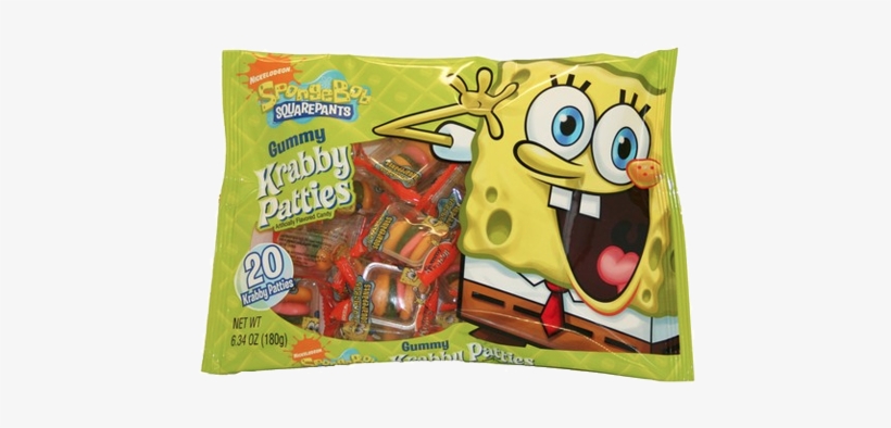 Spongebob Squarepants Krabby Patties Candy - Spongebob Squarepants Krabby Patties Gummy - 6.34 Oz, transparent png download
