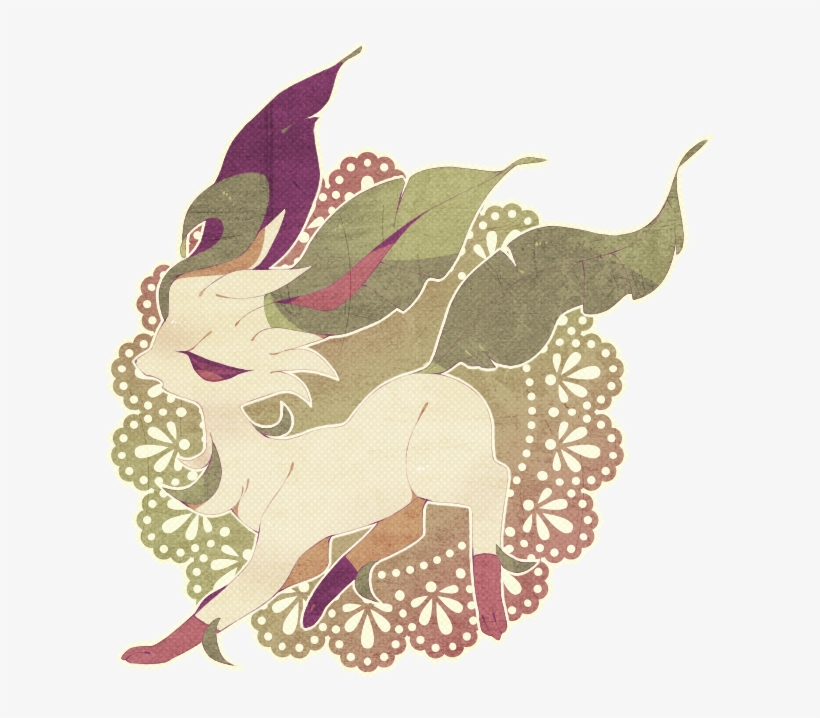 Leafeon By Sylvaur-d93f2q1 - Animal Jam Clans, transparent png download
