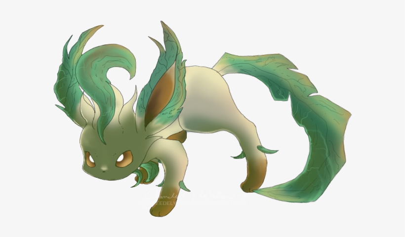 Clipart Library By Weisseedelweiss On Deviantart - Leafeon Epic, transparent png download