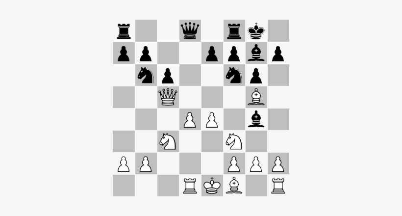 Chess Position With Fen - Chess Images Black And White, transparent png download