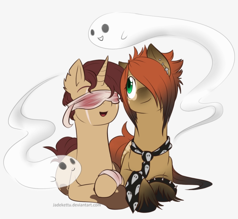 Jadekettu, Bandage, Blindfold, Couple, Duo, Ghost, - Bandage, transparent png download