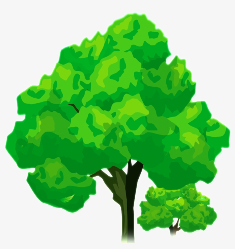El Hermoso Árbol De Png El Día De Los Niños - Cartoon Grass And Trees, transparent png download
