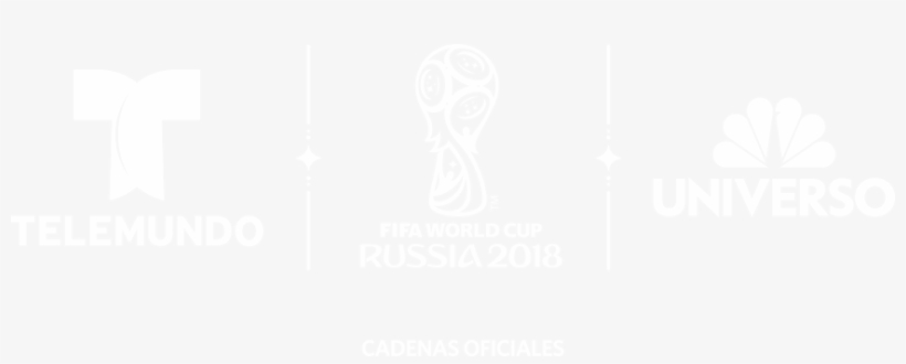 Telemundo Logo White - Fifa World Cup Russia Event Emblem Hoody (navy) S461280, transparent png download