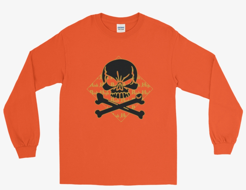 High Risk Evil Eye Skull Long Sleeve T-shirt - You Can't Think And Hit, transparent png download