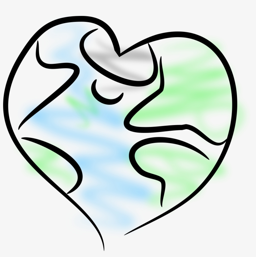 Heart Earth Clipart - Dia Internacional De La Democracia, transparent png download