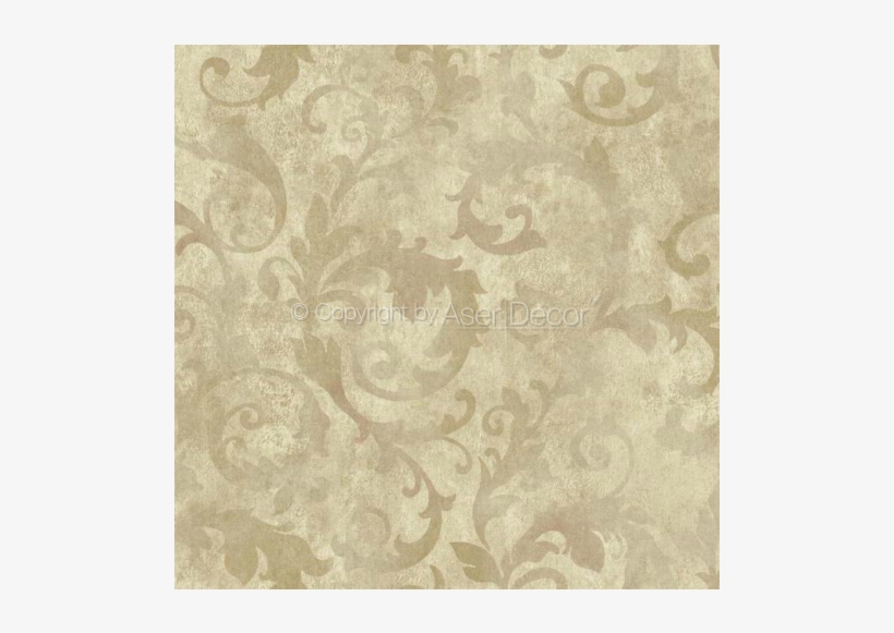Papel De Parede Dimensional Effects Arabesco Envelhecido - York Wallcoverings Td4718 Bianca Wallpaper, Silver, transparent png download