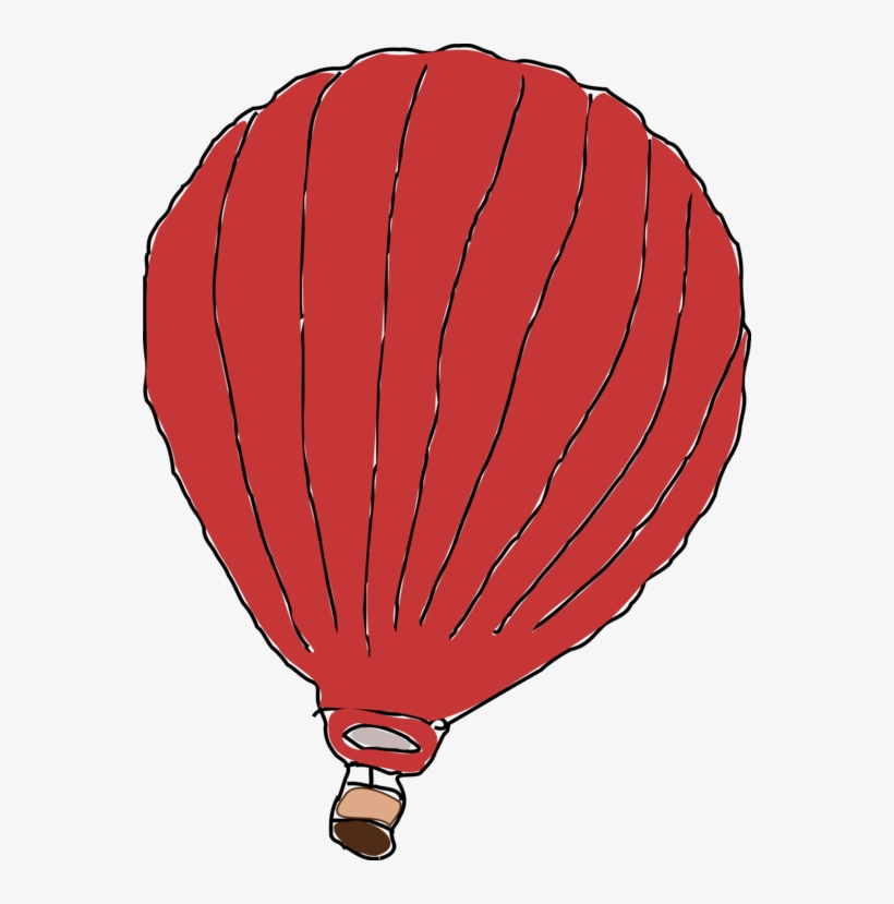 Red Hot Air Balloon Rgb Color Model - Hot Air Balloon, transparent png download