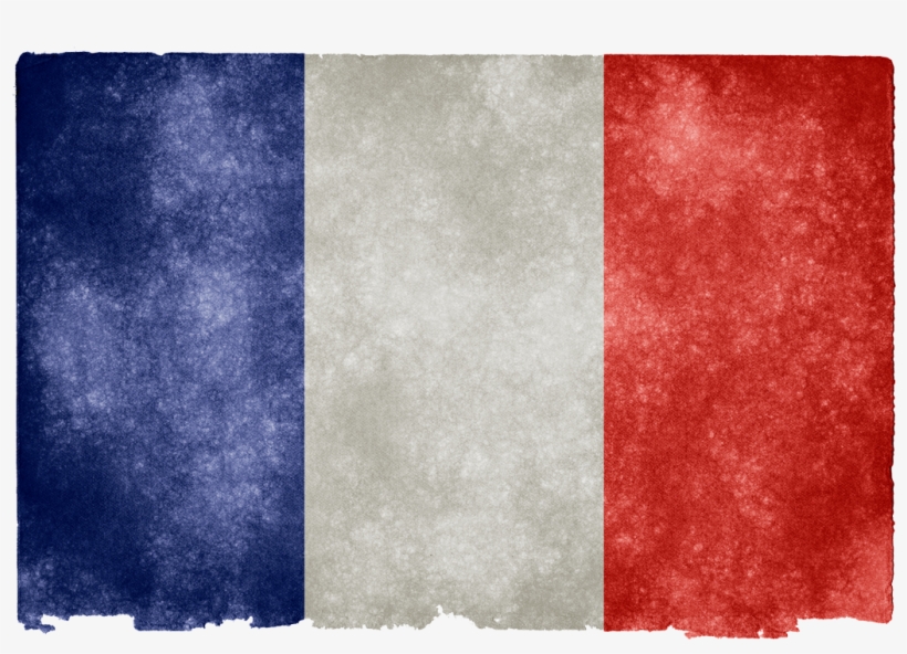 » Objects Png Images - French Flag Grunge, transparent png download