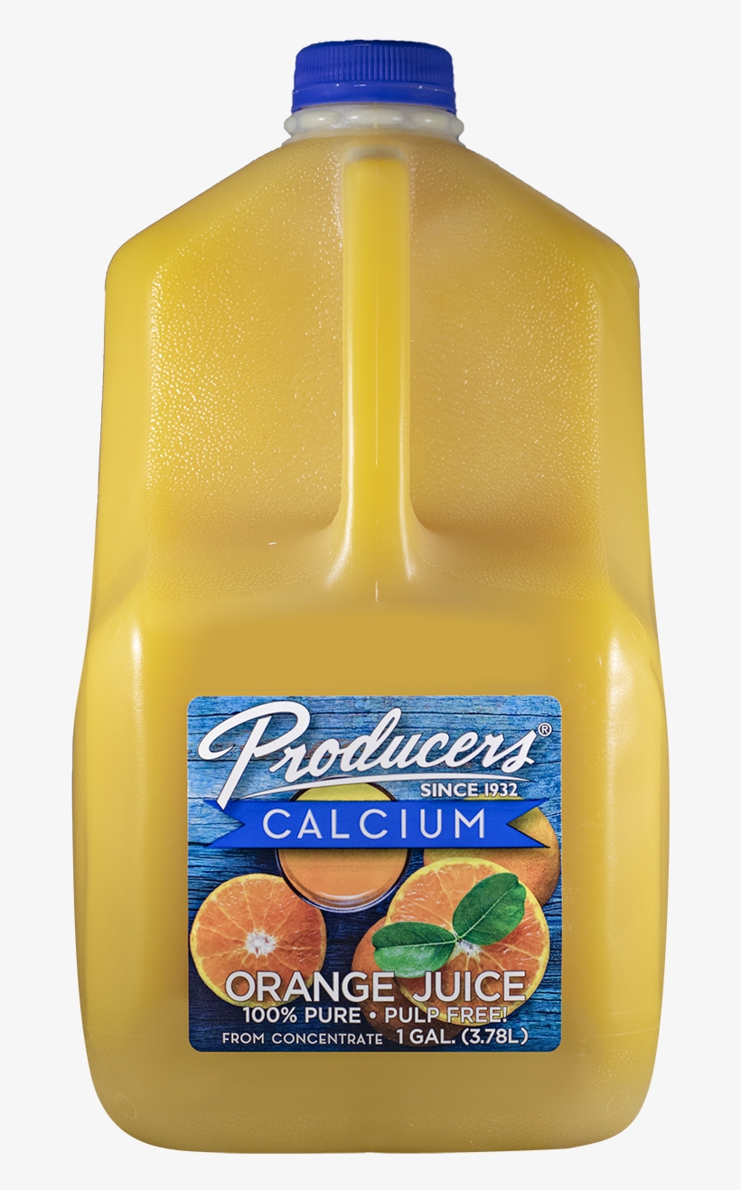 Calcium Orange Juice Producers Dairy Foods, Inc. PNG Image