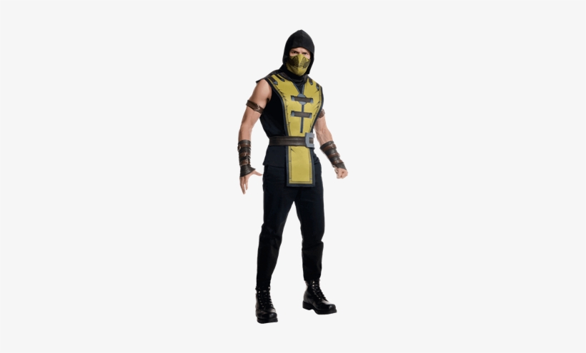 Adult Scorpion Tabard Costume - Mortal Kombat Men Costumes, transparent png download
