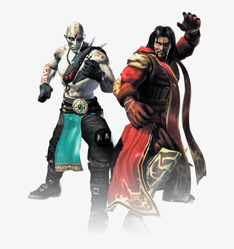 Scorpion Mortal Kombat Deadly Alliance - Mortal Kombat Quan Chi And Shang Tsung, transparent png download