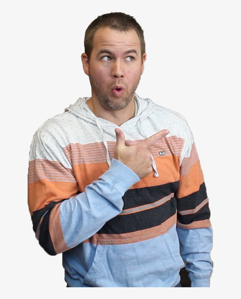 Pointing - Man, transparent png download