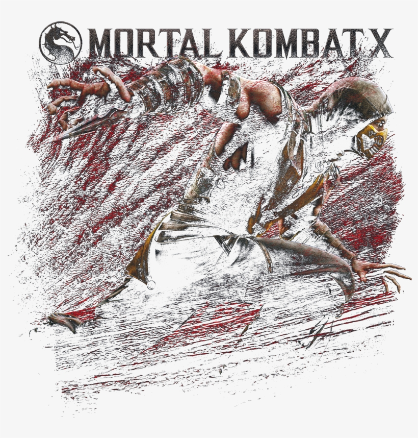 Mortal Kombat Scorpion Lunge Juniors Tank - Mortal Kombat, transparent png download