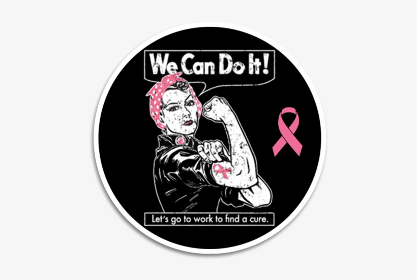 Rosie The Riveter 4" Stickers - Made In Detroit, transparent png download