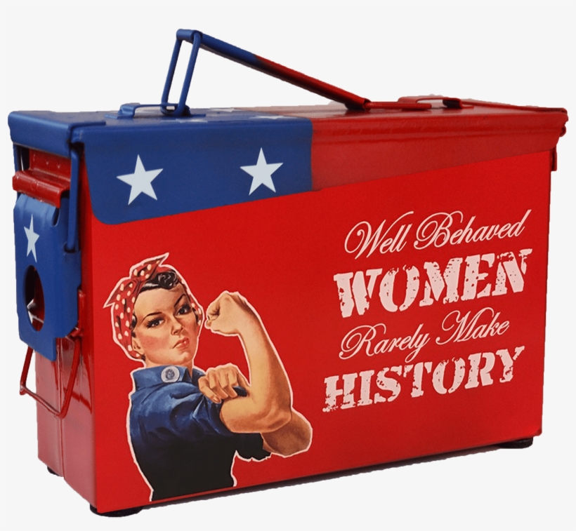 Rosie The Riveter Custom Ammo Can - We Can Do, transparent png download