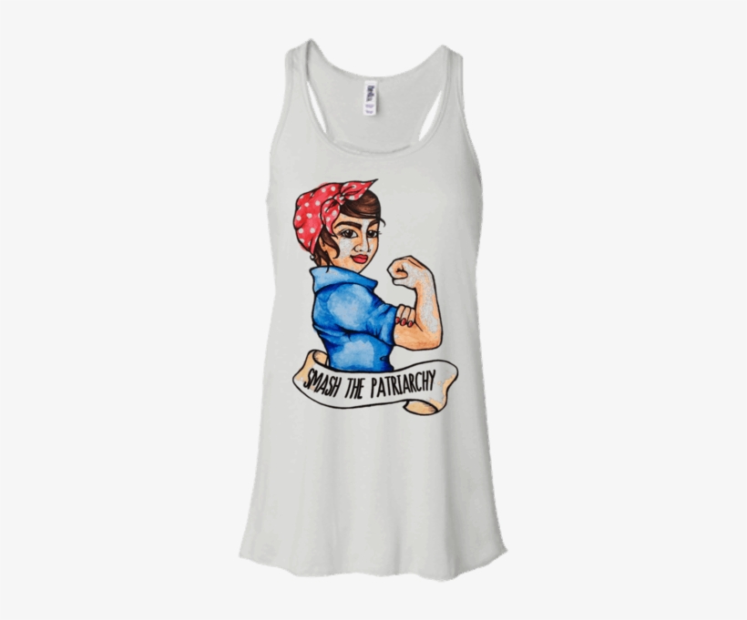 Smash The Patriarchy Shirt Retro Style Rosie The Riveter - Dog Wine Shirts Want To Drink Wine Hirts, transparent png download