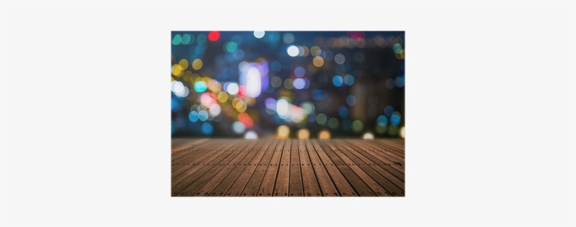 Blurred City Lights And Office Buildings Poster • Pixers - Blured Citylights, transparent png download
