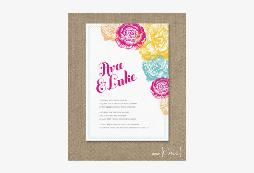 15 Invitaciones Para Una Boda Mexican Chic Image - Wedding Invitation, transparent png download