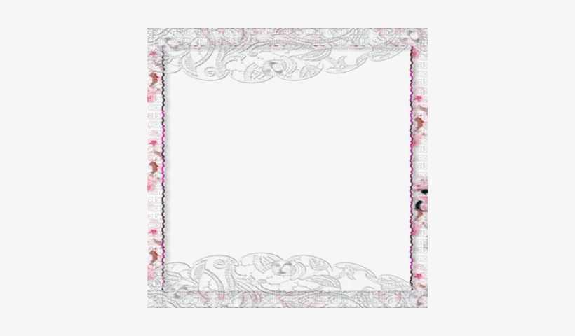 Soave Frame Vintage Lace Pink White - Picmix, transparent png download