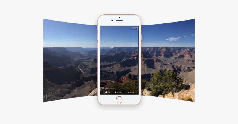 Facebook 360 Degree Photos Virtual Reality Newsfeed - Facebook 360, transparent png download