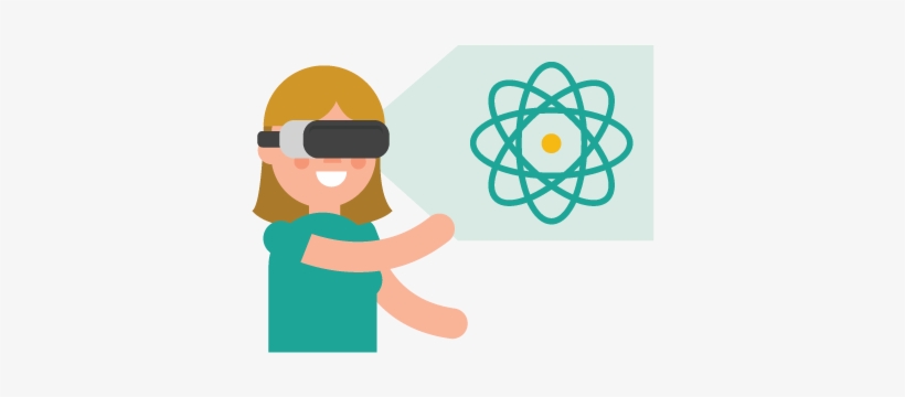 Immerse Your People In The Future Of Learning - Virtual Reality Clip Art Png, transparent png download