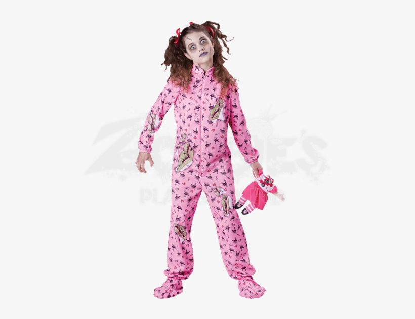 Zombie Girl Tween Costume - Zombie Girl Costumes, transparent png download