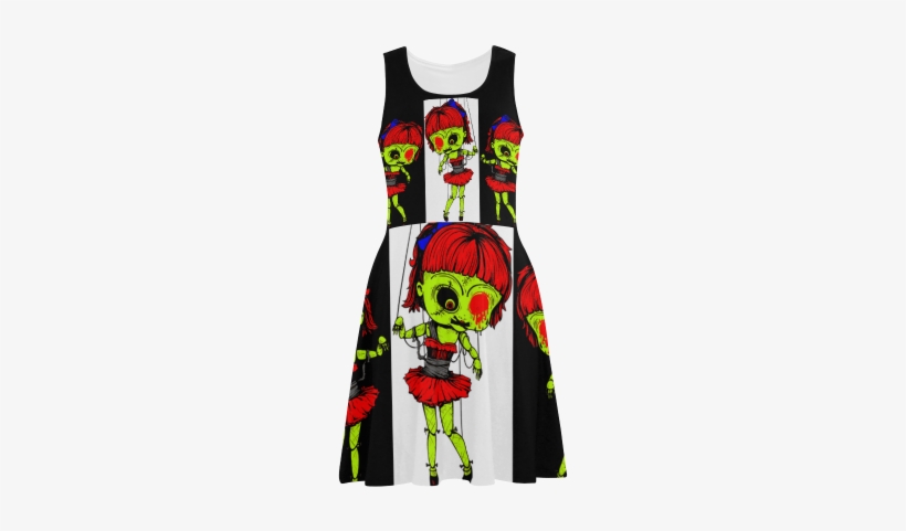 Puppet Zombie Girl Atalanta Sundress - Day Dress, transparent png download
