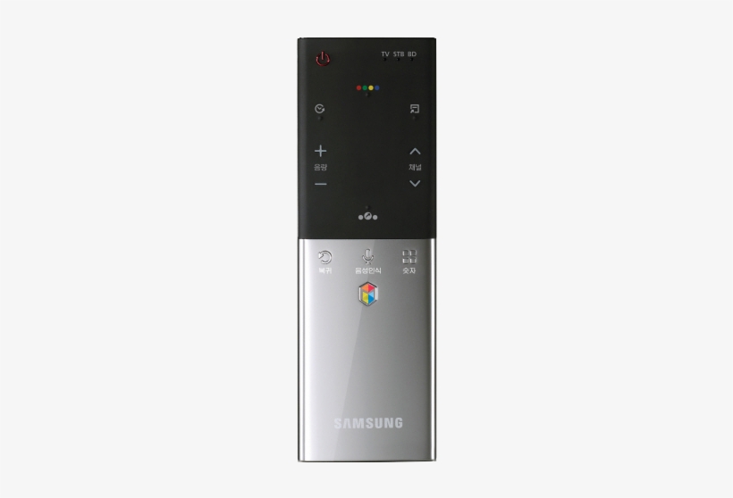 Samsung Unveils Television Remote With Voice Recogition - Samsung Tv 2012 Remote, transparent png download