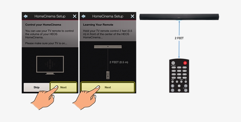 Input Selection - Heos Home Cinema Remote, transparent png download