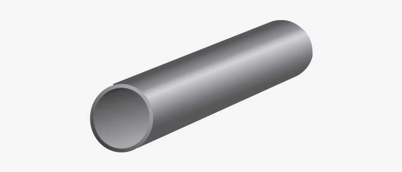 Aluminium Round Tube - Metal Tube Png, transparent png download