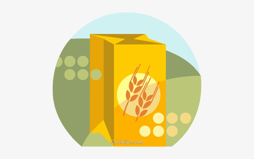 Box Of Wheat Royalty Free Vector Clip Art Illustration - Clip Art, transparent png download