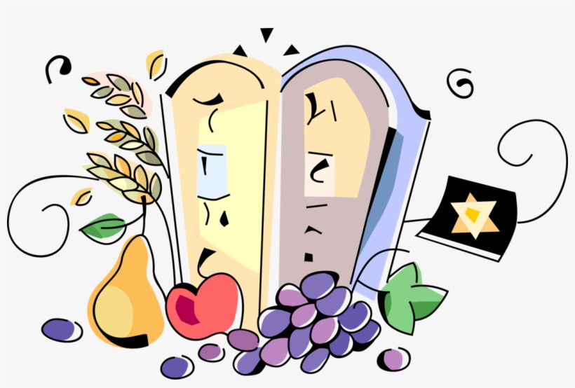 Vector Illustration Of Ten Commandments Received By - Illustration, transparent png download