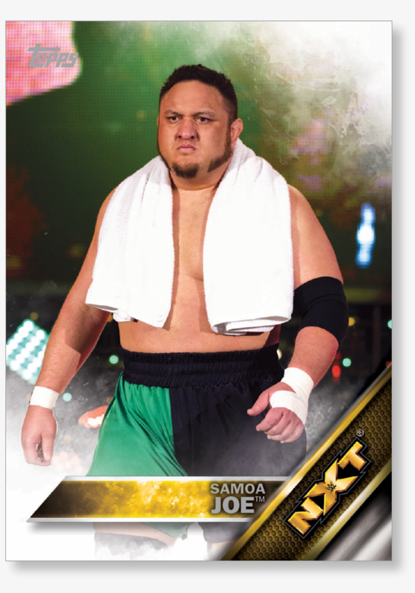 Samoa Joe 2016 Topps Wwe Now, Then And Forever Nxt - Wwe, transparent png download
