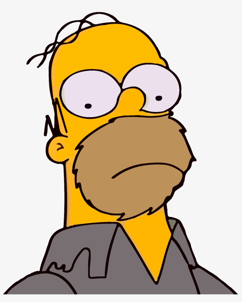 Variante 2 De La Plantilla Moe Y Homero Mirándose - Asbjørn Ulsberg, transparent png download