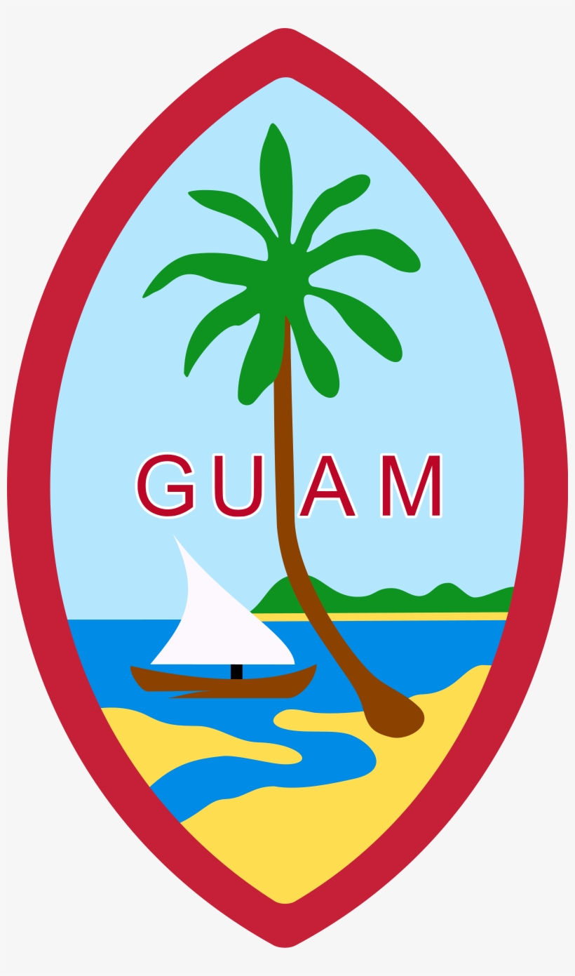Coat Of Arms Of Guam - Guam Logo, transparent png download