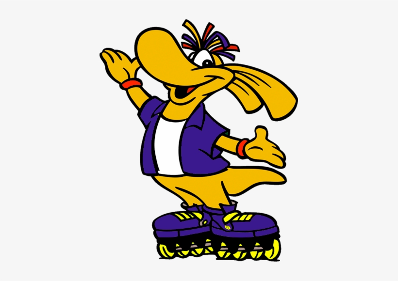 Roofus The Roller Roo - Pizza And Roller Skates PNG Image | Transparent ...
